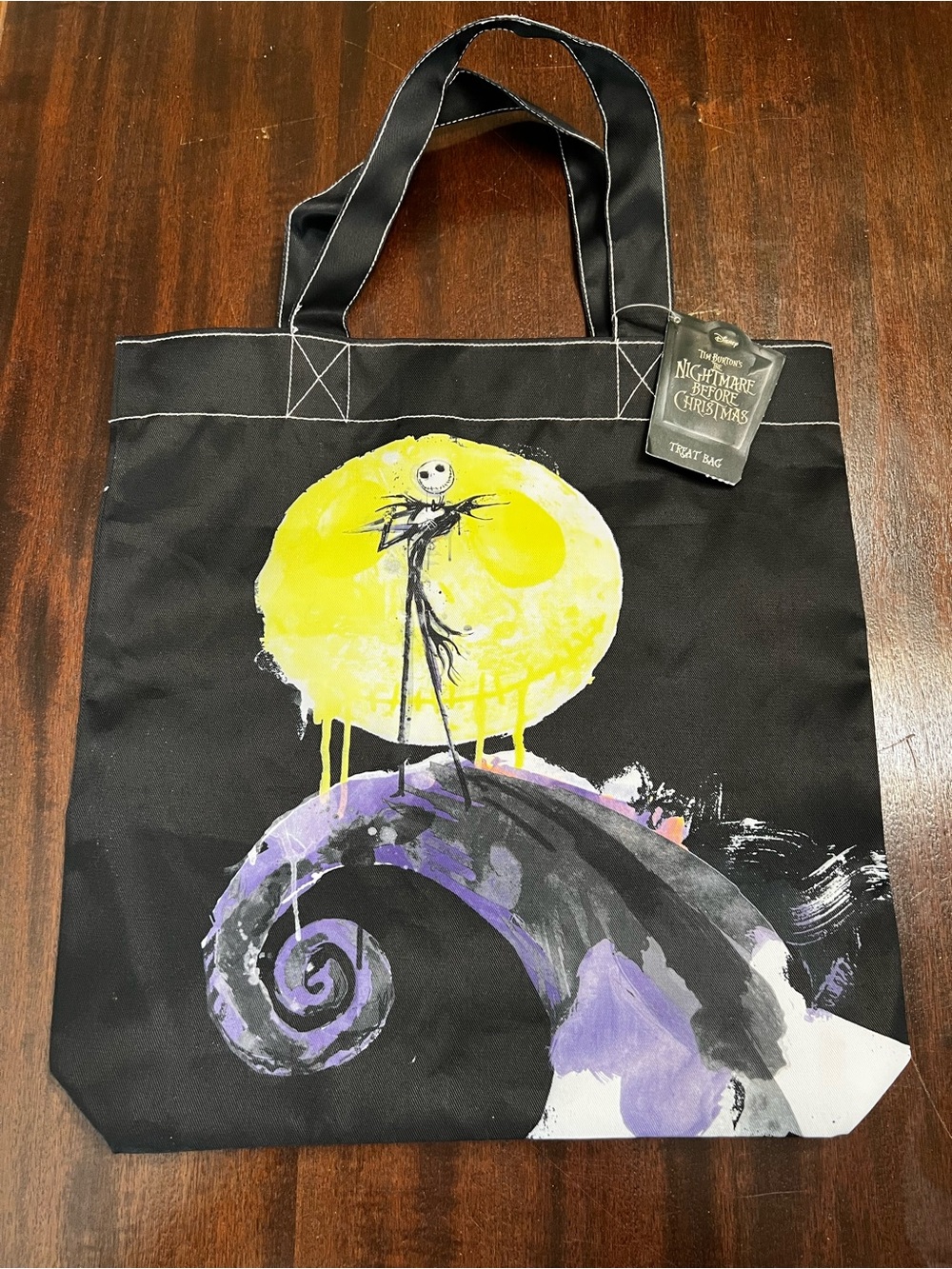 Tim Burton’s Nightmare Before Christmas Canvas Tote Bag is NWT